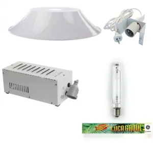 1000w HPS Grow Light Kit | Lucagrow Bulb   900mm Deep Bowl   Ballast