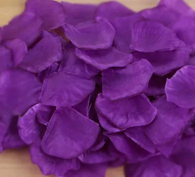 100PCS rose petals wedding decoration silk festival party table table confetti decoration