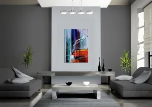 Multicolored Art On Canvas Original Artwork For Sale, Modern Interior Decor - Unreal Beauty 10