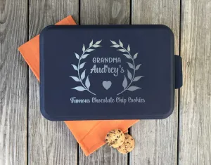 Personalized Cake Pan (Blue), baking gifts, gift for mom