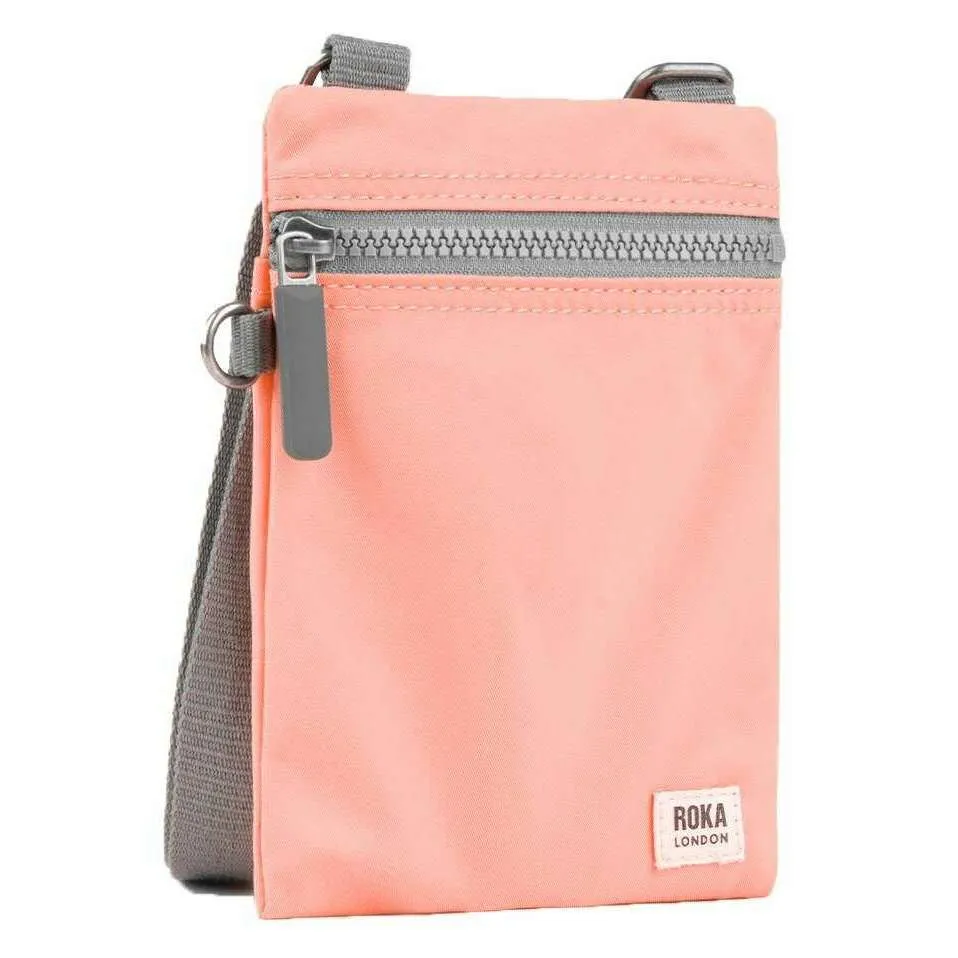 Roka Chelsea Recycled Nylon Sling Bag - Punch Pink