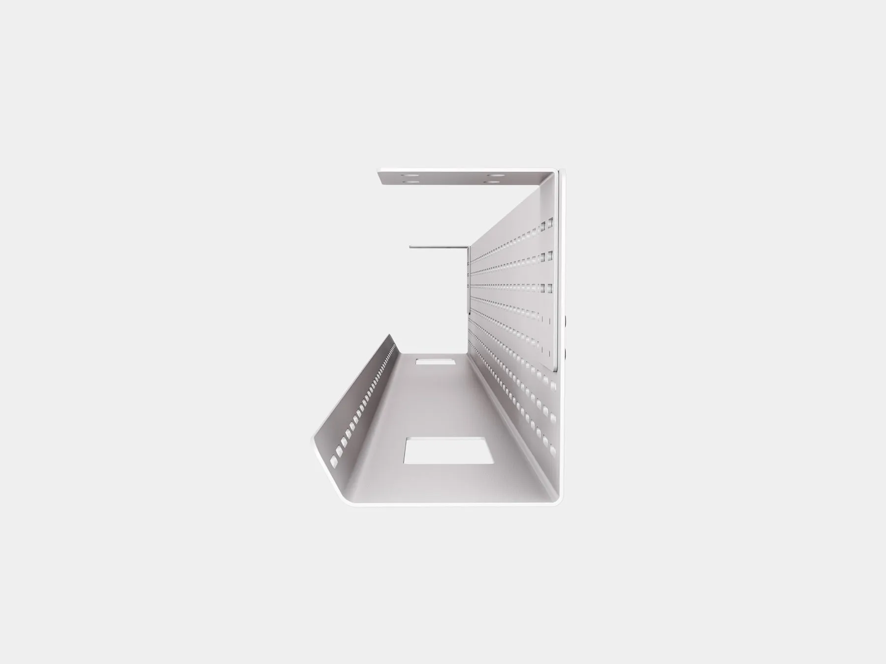 Steel underdesk organizer