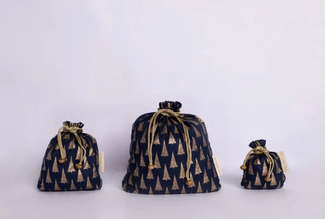 Sustainable Gift Wrap - Large Drawstring Bag